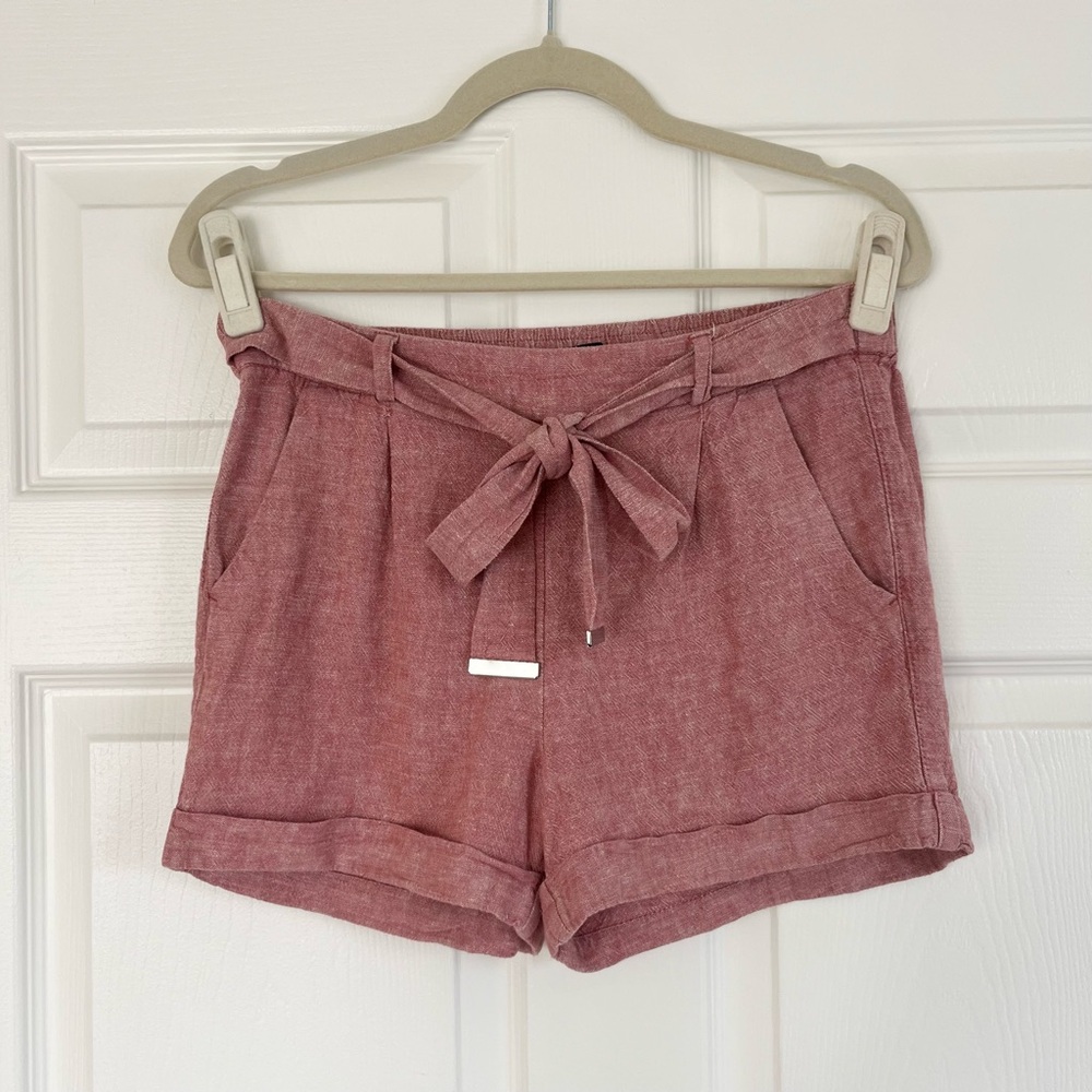 Dynamite Mauve High Waist Shorts